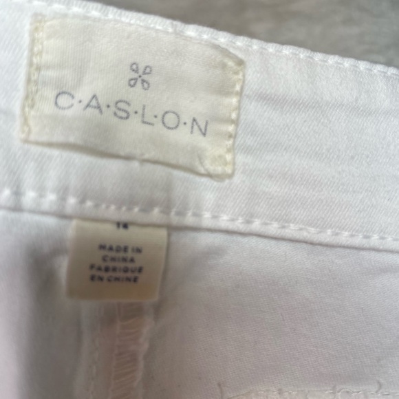 NWOT- Caslon White Pants/ Trousers. Size 14 - Picture 5 of 7
